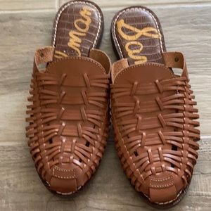 Sam Edelman 10 Keelyn Hurrache Woven Mules Sandals